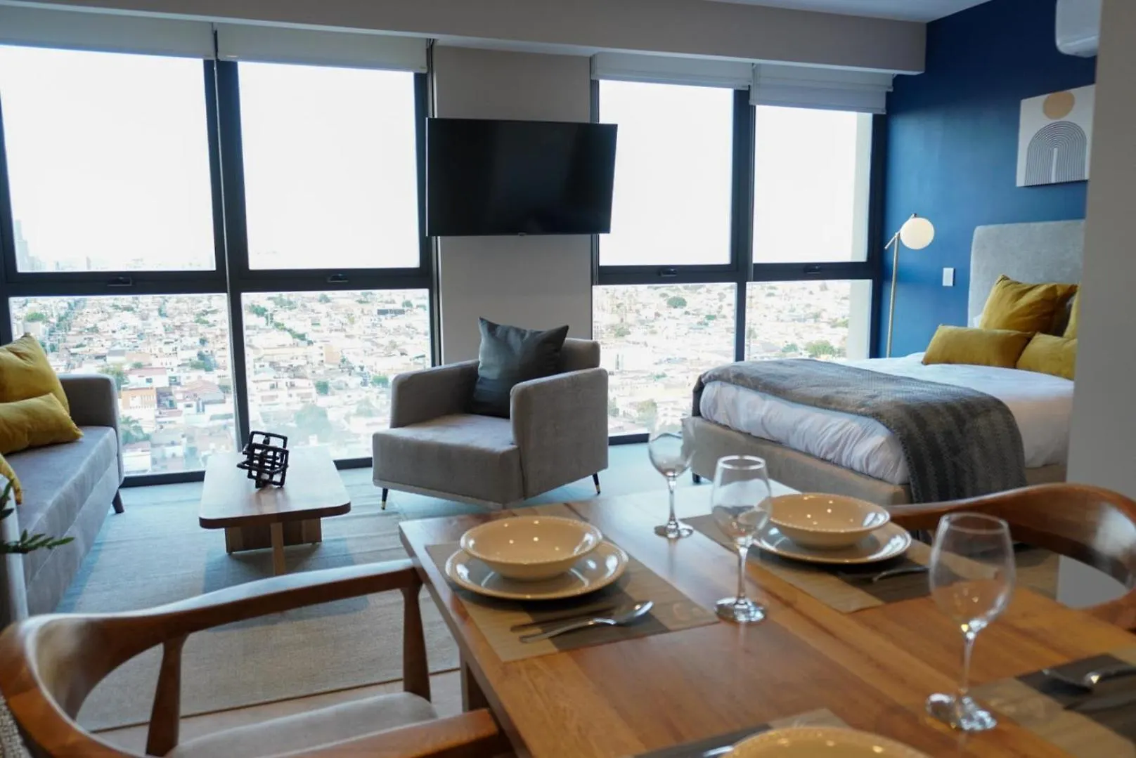 Luxury And Comfort In Gaudalajara 10 Minutes Away From Expo Guadalajara Apartman
